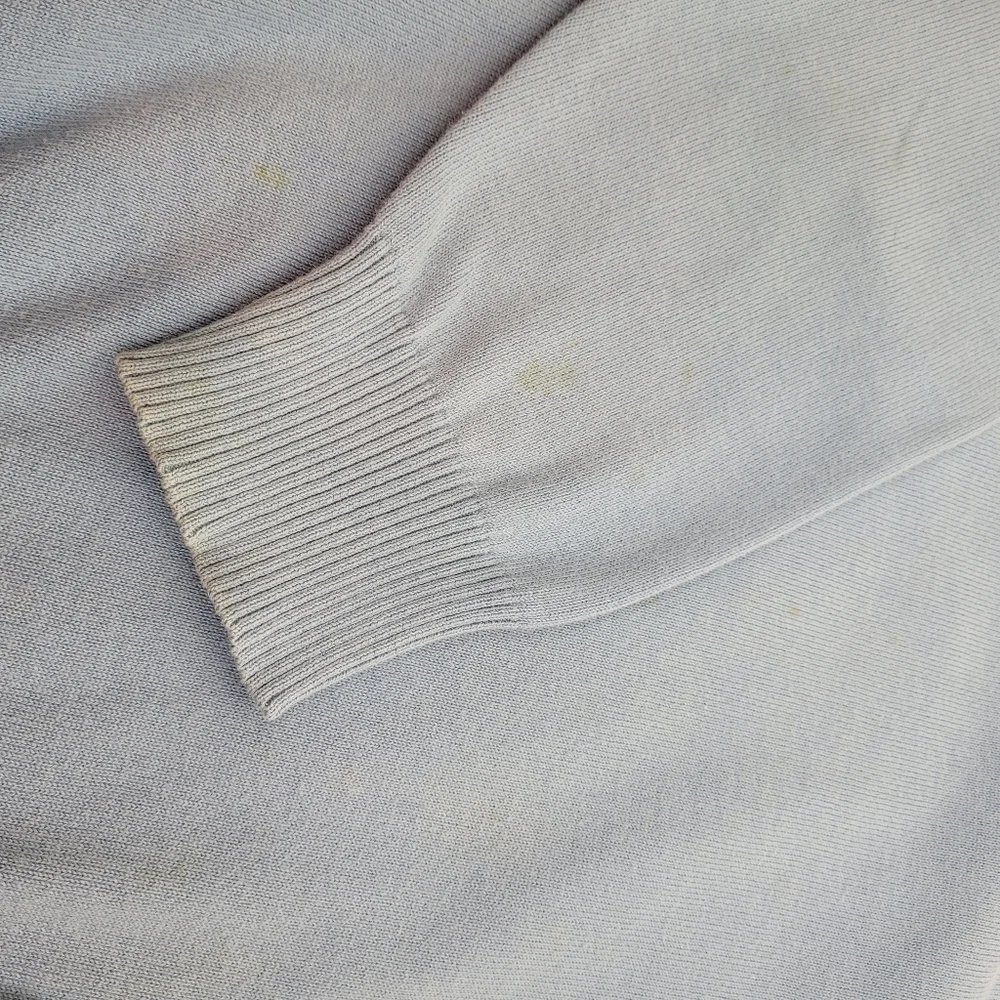 Jos.A.Bank Men's Light Blue V-Neck Sweater 100% cotton grandpa preppy classic XL